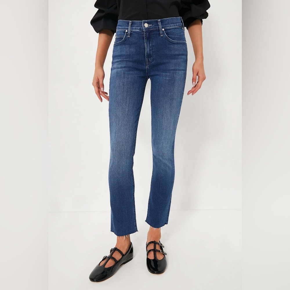 MOTHER Nothing Between Us The Mid Rise Dazzler Fray, Size 31